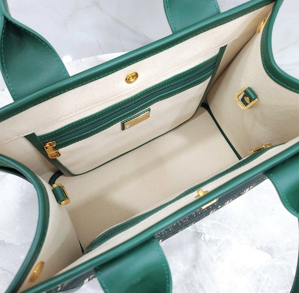 [럭스유] 콜롬보 큐폴라 토트 미디엄 그린