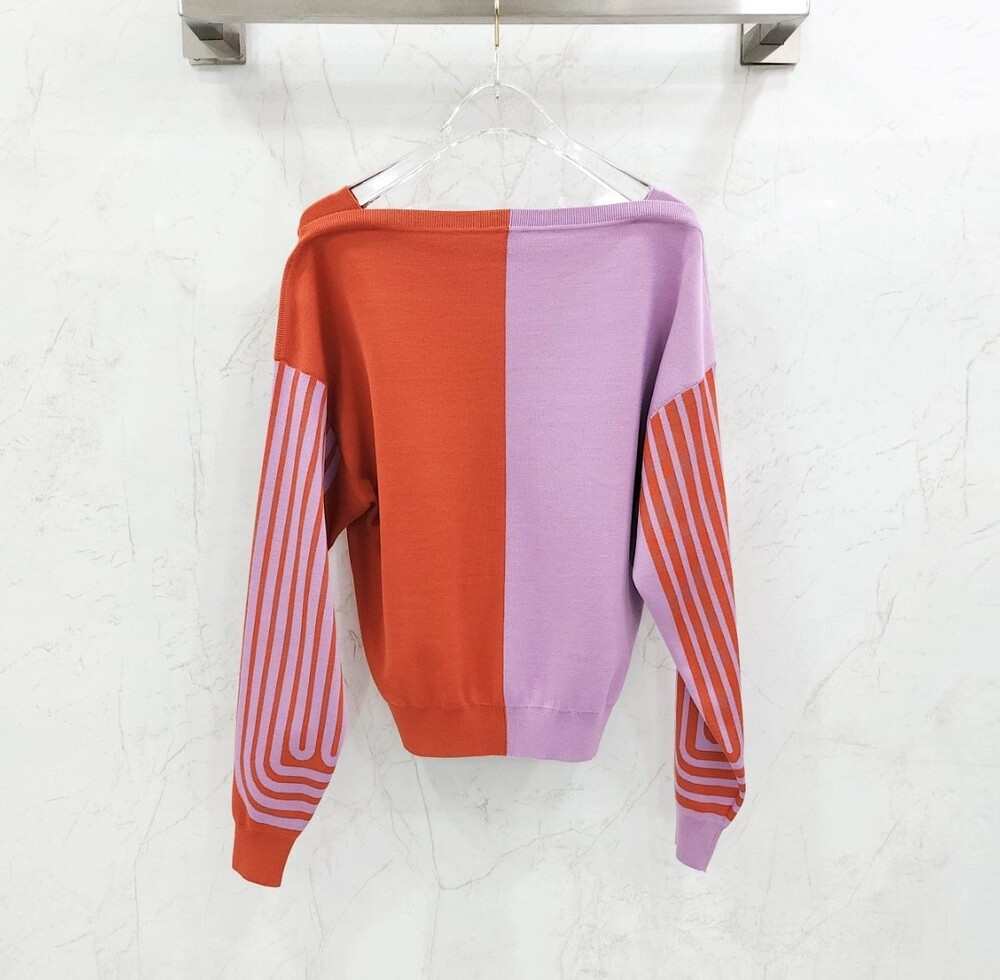 [럭스유] 36 / 에르메스 Grand Tralala 롱 슬리브 실크 스웨터