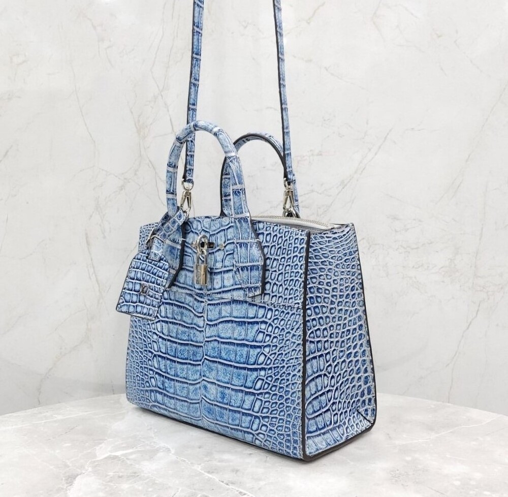 [럭스유] (새상품) 루이비통 LV 시티 스티머 PM 브릴리언트 크로커다일