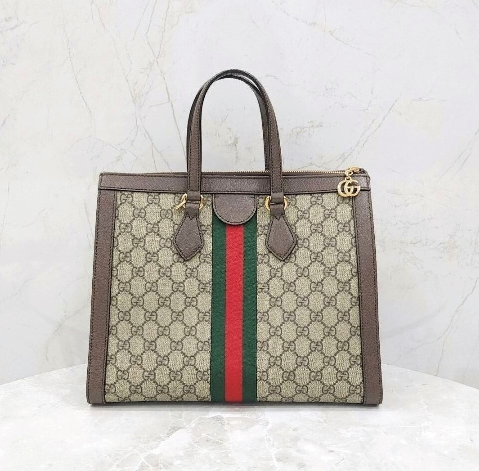 [럭스유] 구찌 GG 수프림 오피디아 토트 숄더백 524537