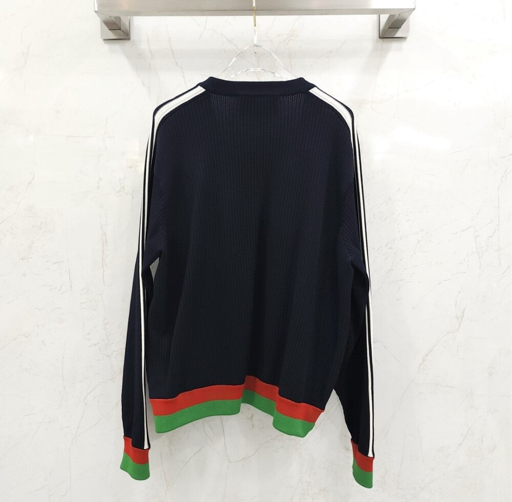 [럭스유] M / 구찌 X 아디다스 비스코스 가디건