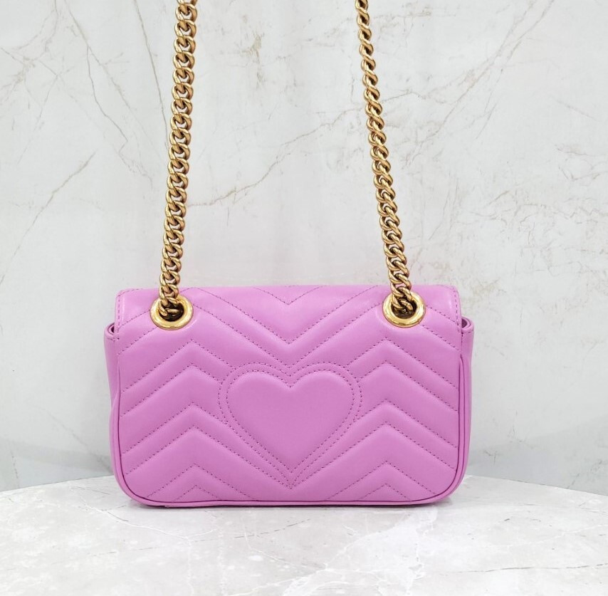 [럭스유] 구찌 GG 마몽 마틀라세 체인 숄더백 446744