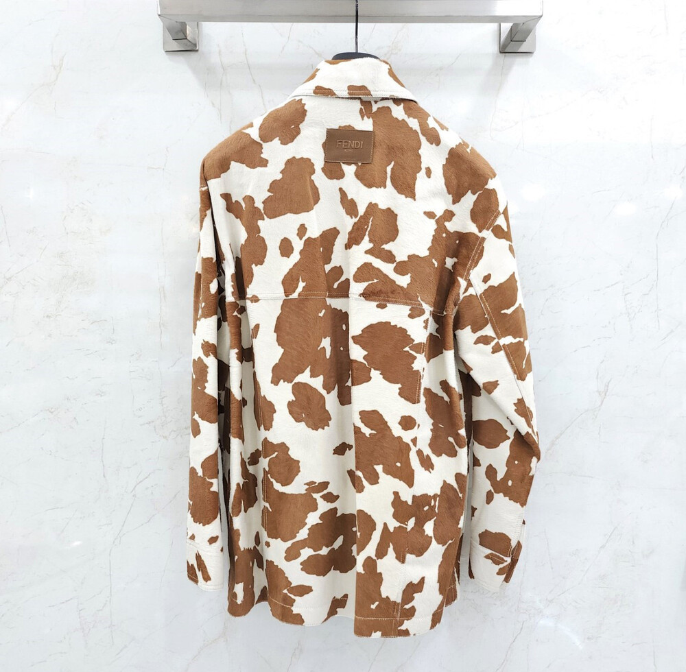 [럭스유] 50 / 펜디 송치 레더 자켓