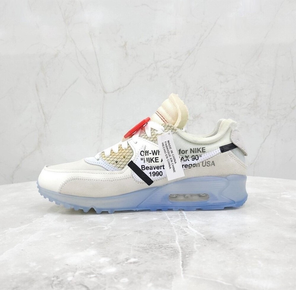 [럭스유] US8.5 / 나이키 X 오프화이트 에어맥스 90 OG 더 텐