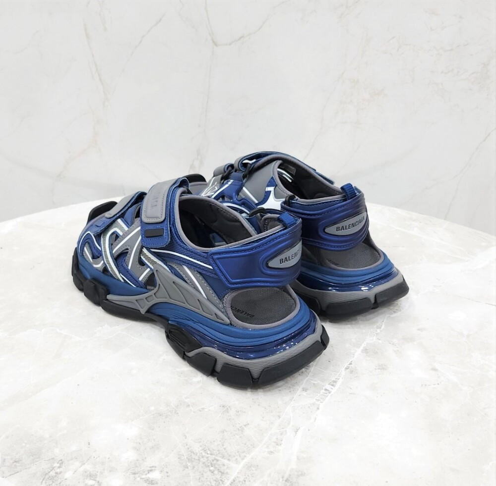 [럭스유] (새상품) 42 / 발렌시아가 트랙 샌들 네이비