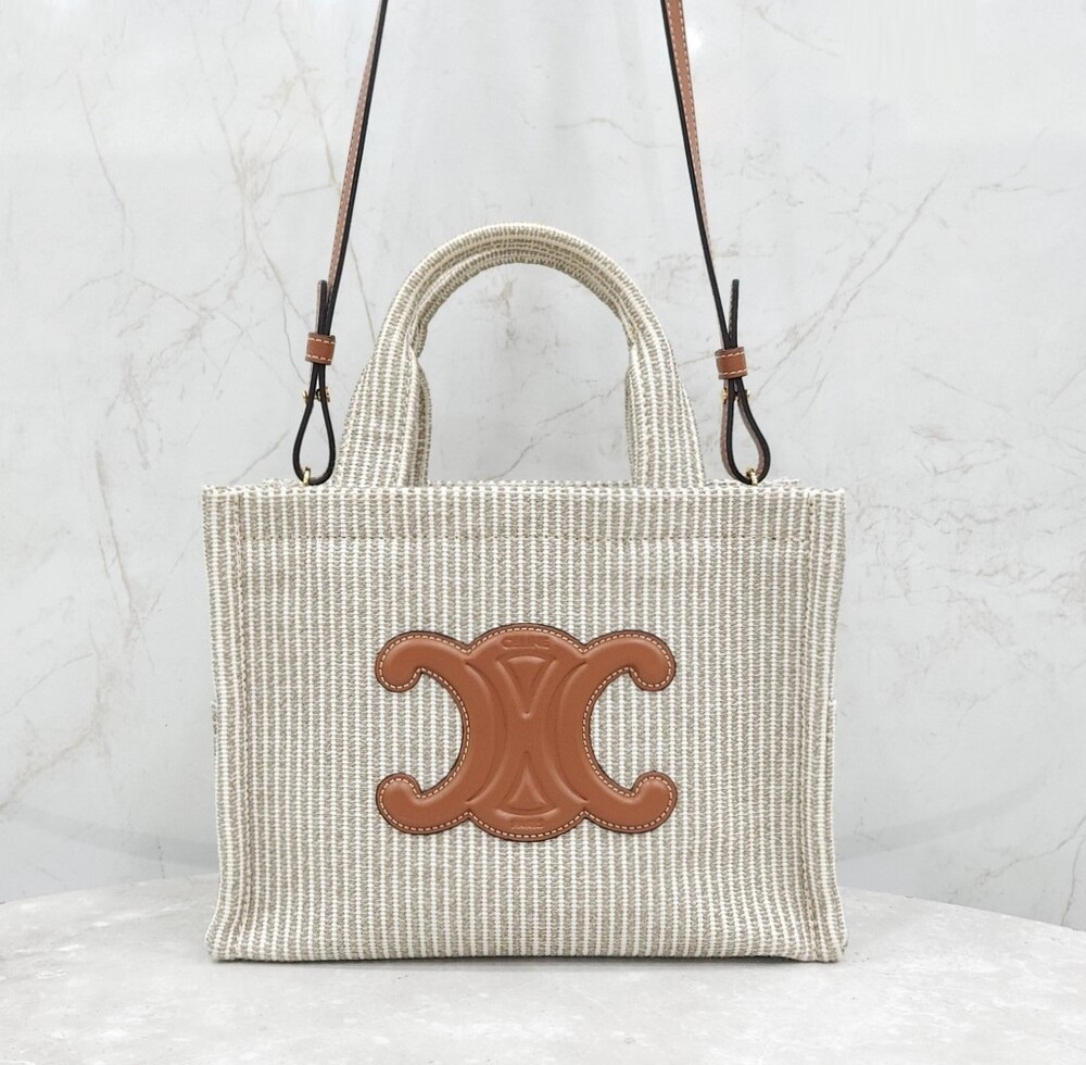 [럭스유] 셀린느 스몰 타이스 카바스 스트라이프 토트백 199162FEE