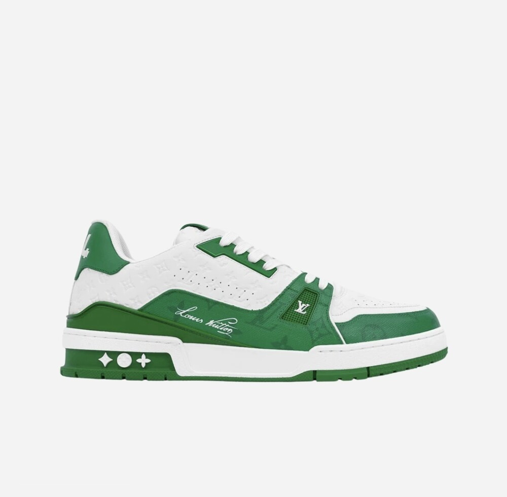 [럭스유] 8 / 루이비통 LV 그린 모노그램 트레이너 스니커즈