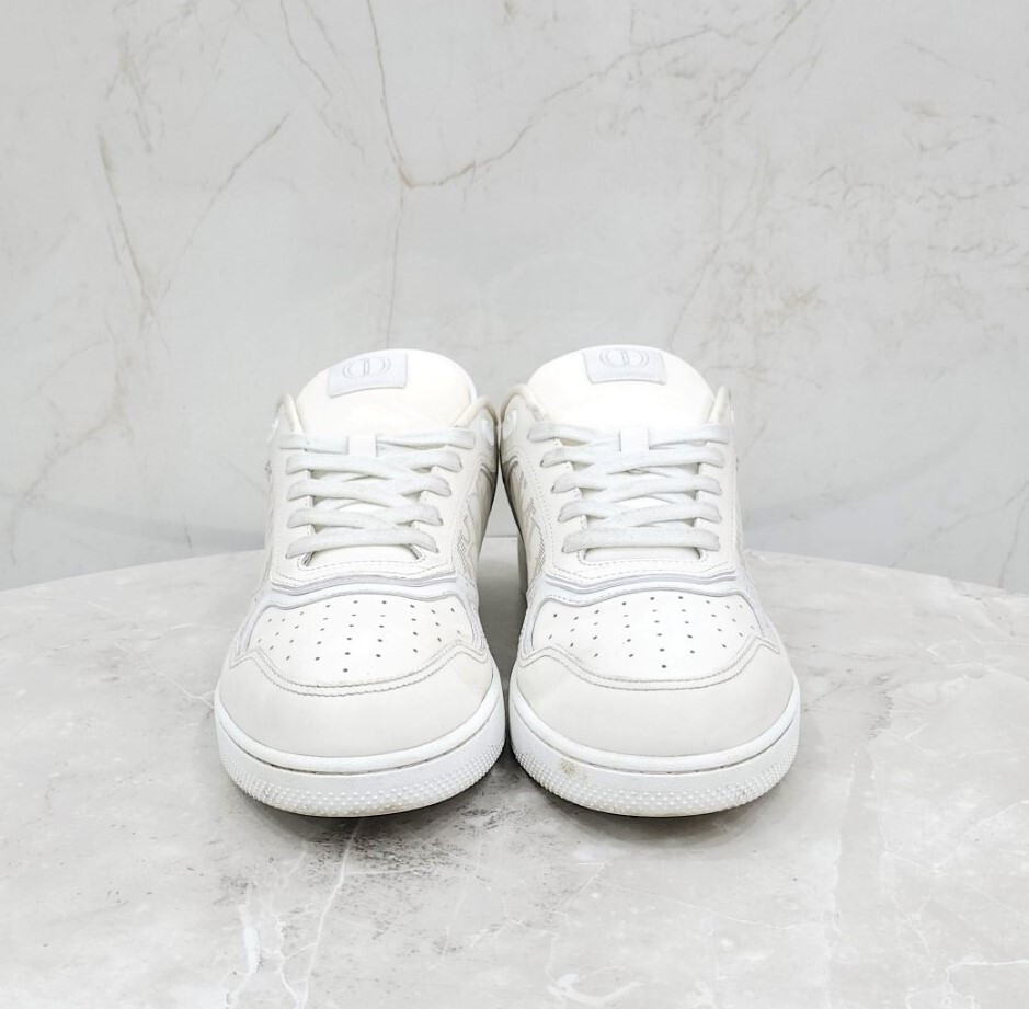 [럭스유] 44 / 디올 화이트 업타운 B27 로우탑 스니커즈 3SN272ZSB