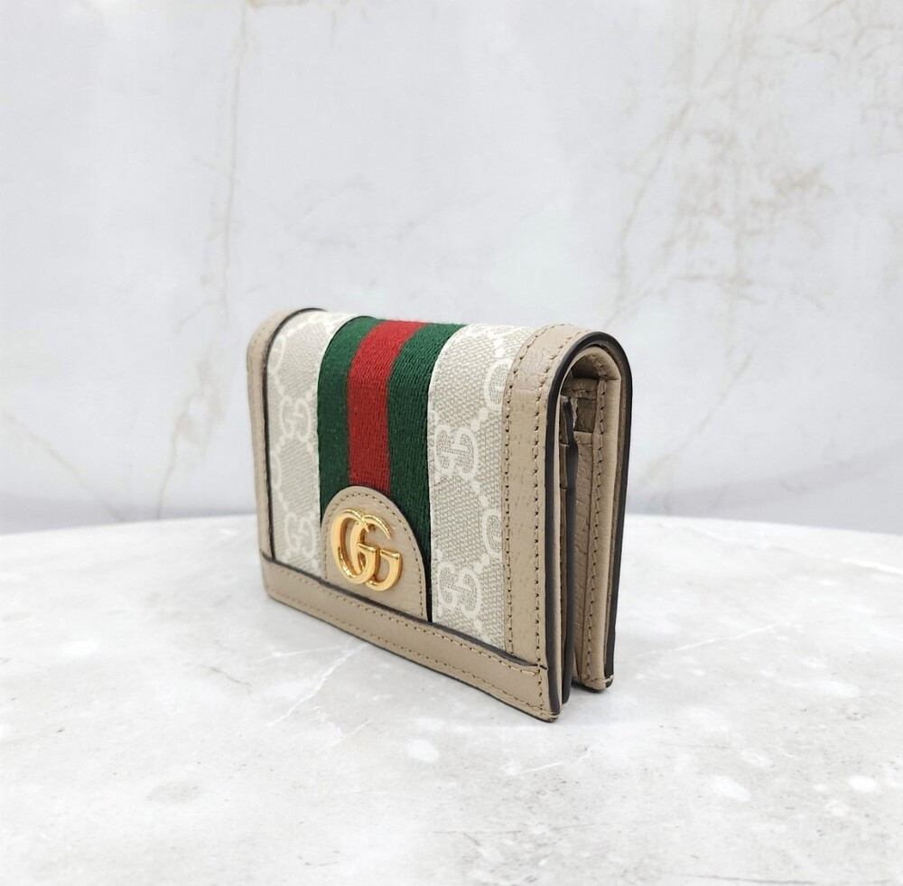 [럭스유] 구찌 오피디아 GG 삼선 카드지갑 523155