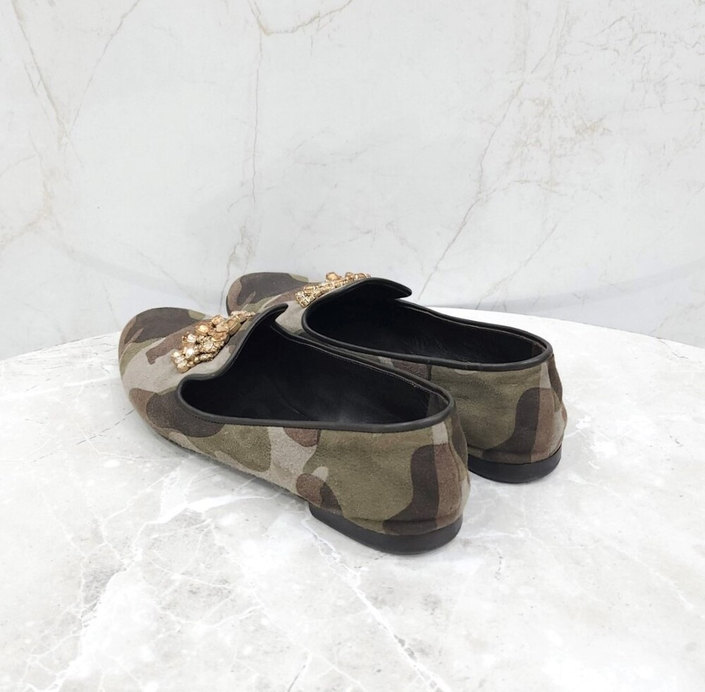 [럭스유] 37 / 쥬세페자노티 카모 큐빅 플랫 로퍼