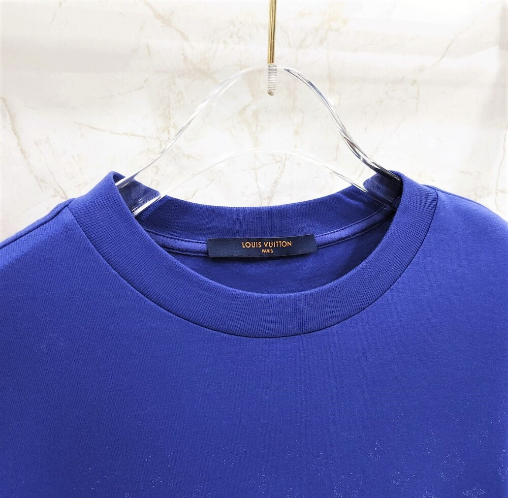 [럭스유] XS / 루이비통 블루 LVSE 모노그램 그라데이션 반팔 티셔츠