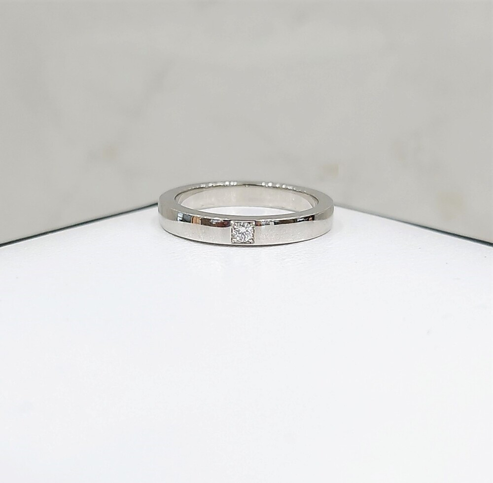 [럭스유] 불가리 다이아 플래티넘 메리미 웨딩링 48호