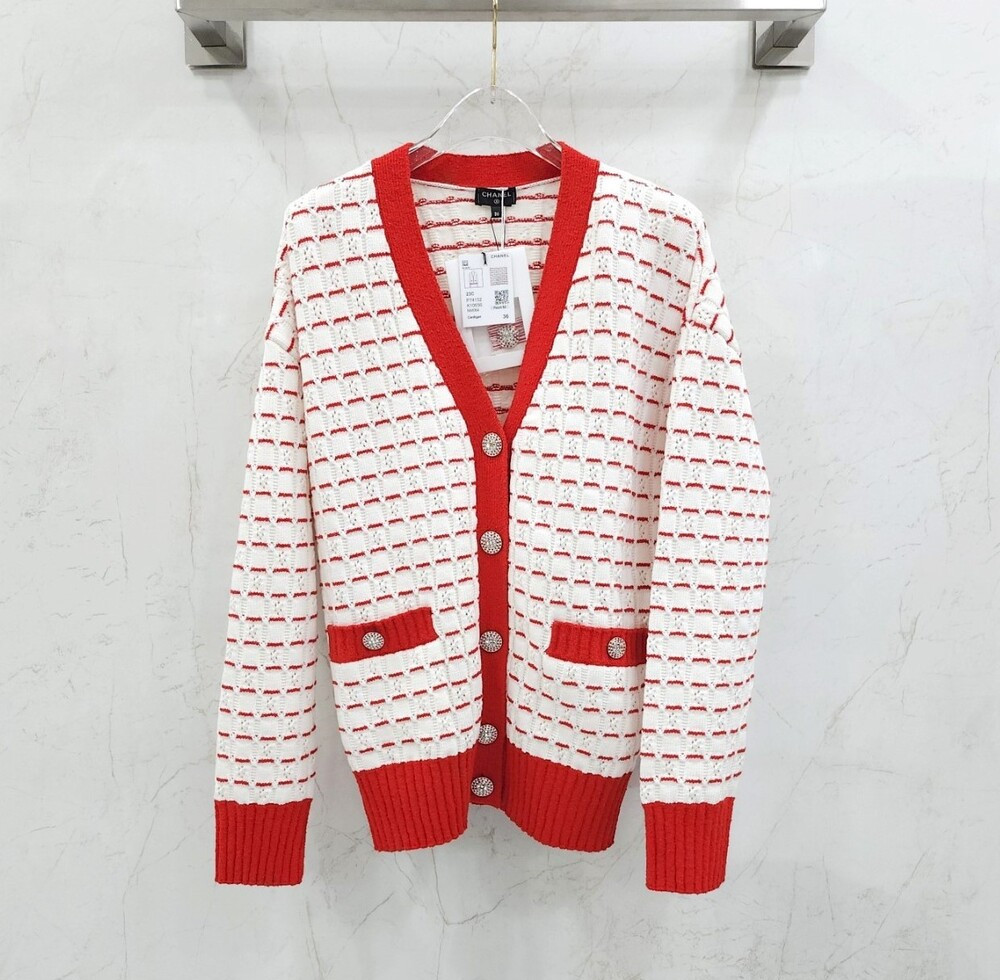 [럭스유] (새상품) 36 / 샤넬 23C 니트 가디건