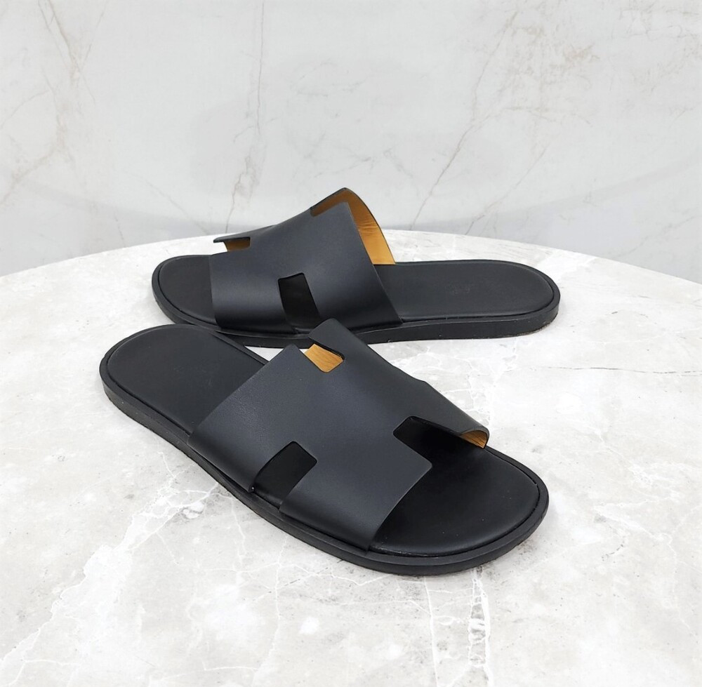[럭스유] 40 / 에르메스 블랙 이즈미르 샌들 슬리퍼