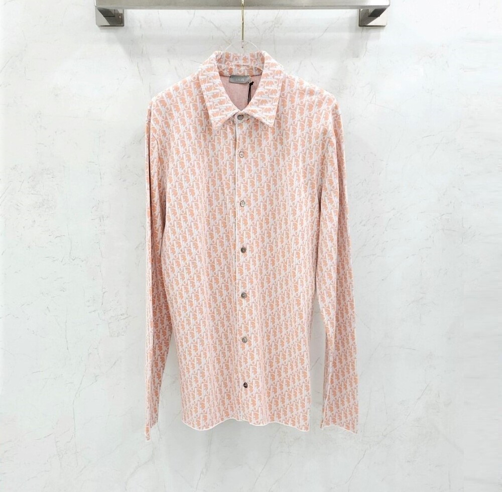 [럭스유] (새상품) M / 디올 자카드 오블리크 오버 셔츠 023M550AT099