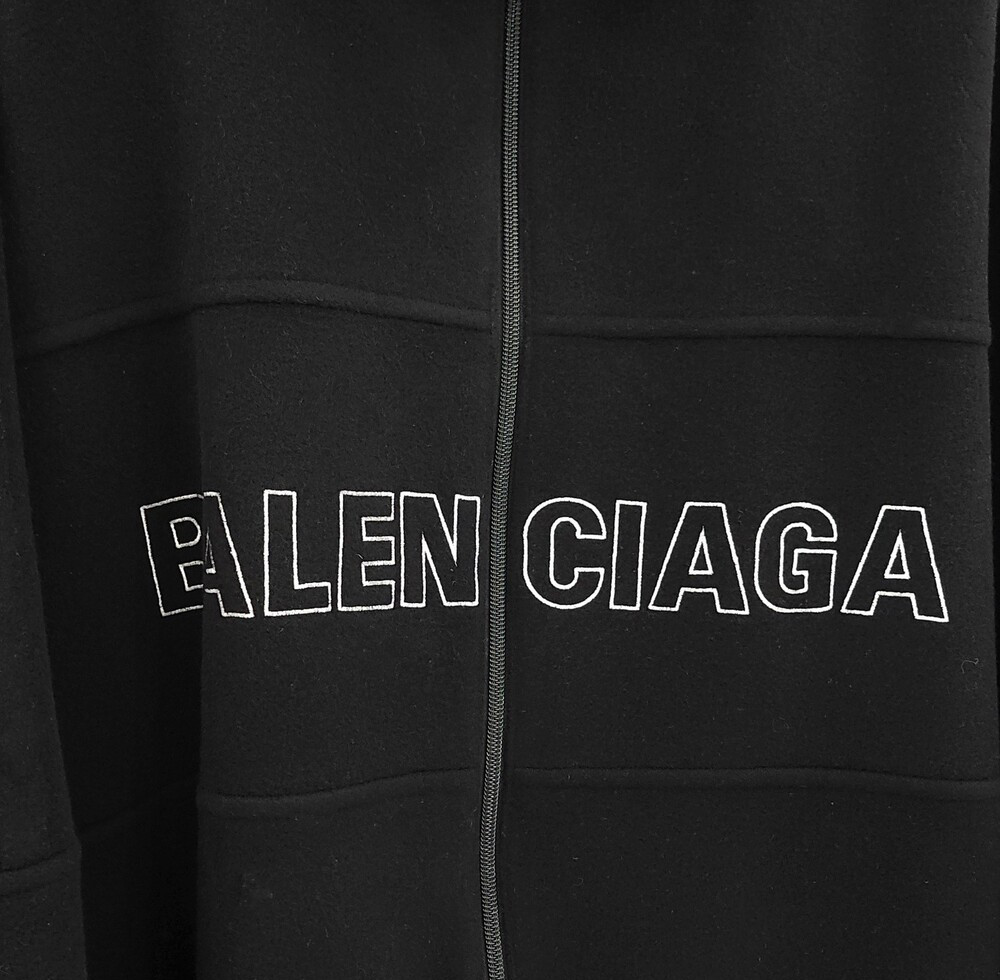 [럭스유] 46 / 발렌시아가 로고 울 집업 자켓 534315