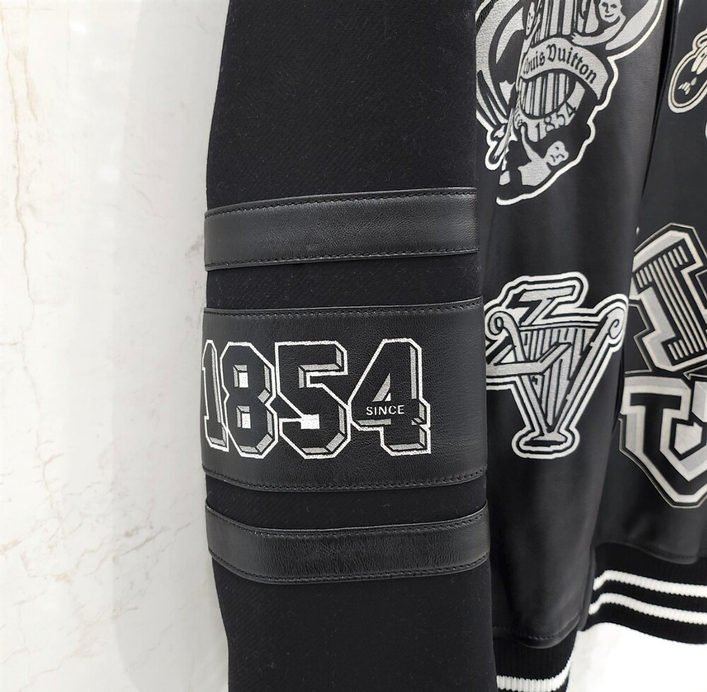 [럭스유] 52 / 루이비통 바시티 멀티패치 블루종 자켓 1AAUZ0