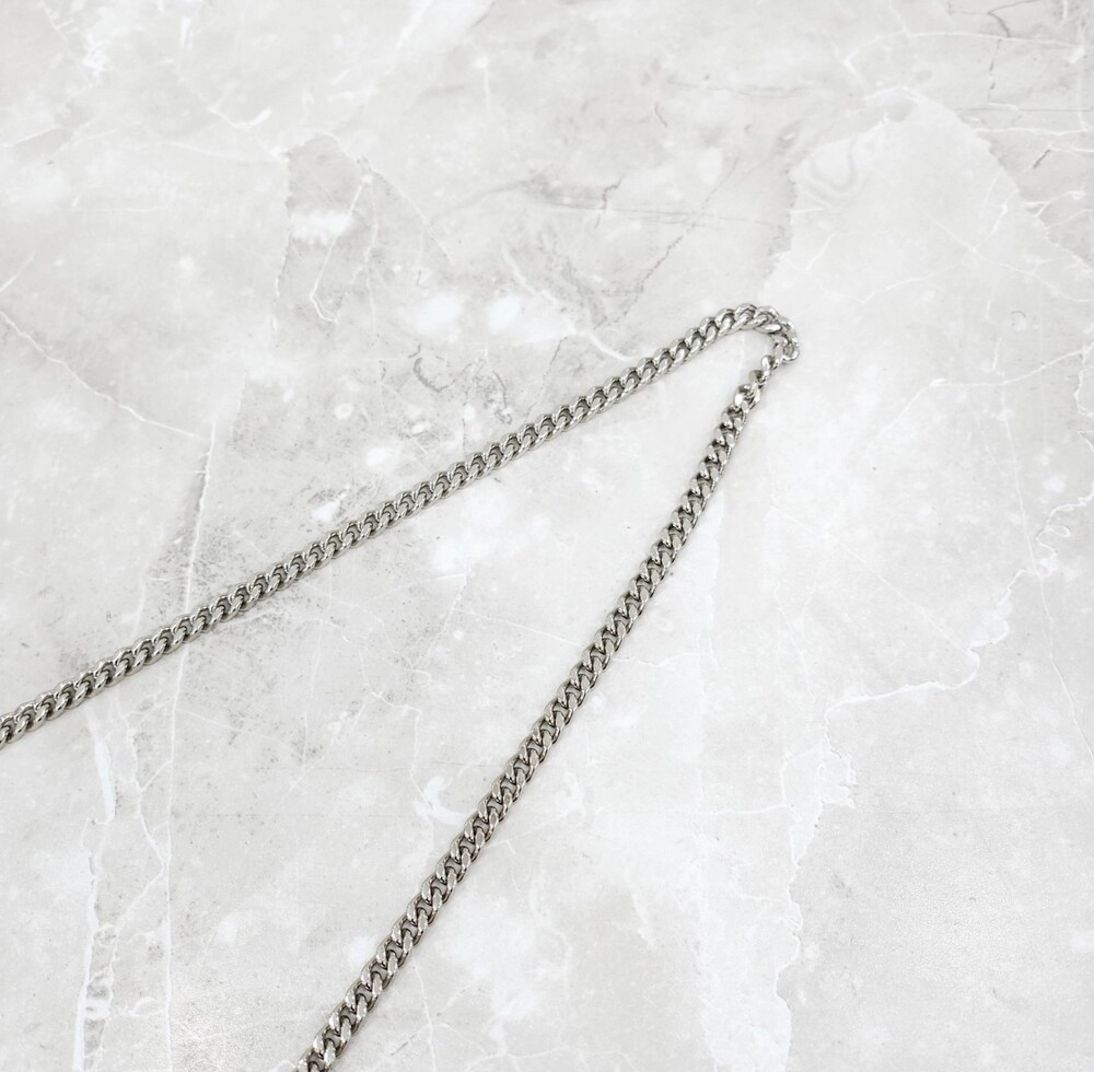 [럭스유] 생로랑 블랙 크로커다일 케이트 은장 체인 숄더백 377829