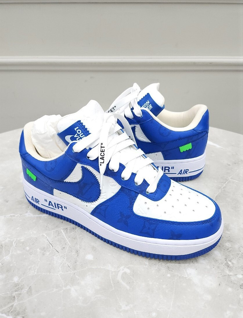 [럭스유] 6.5 / 루이비통 X 나이키 에어포스1 버질아블로 팀 로얄