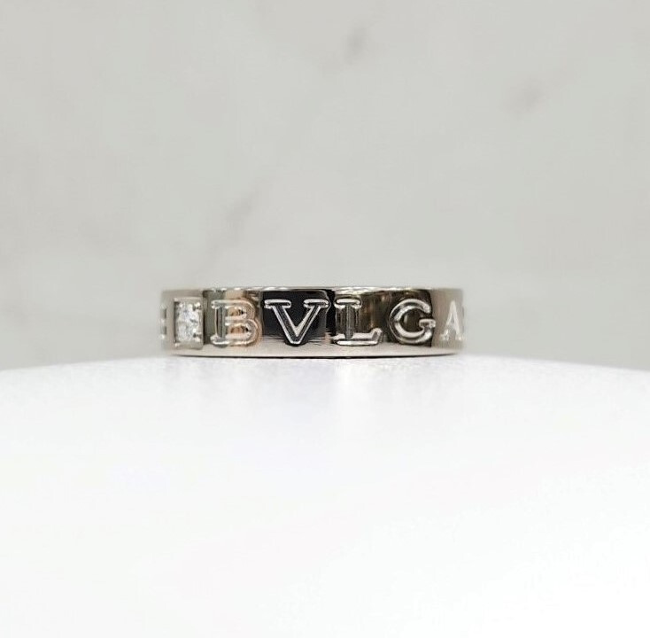 [럭스유] 불가리 비제로원 BB 링 화이트골드 다이아 1P 48호 339981