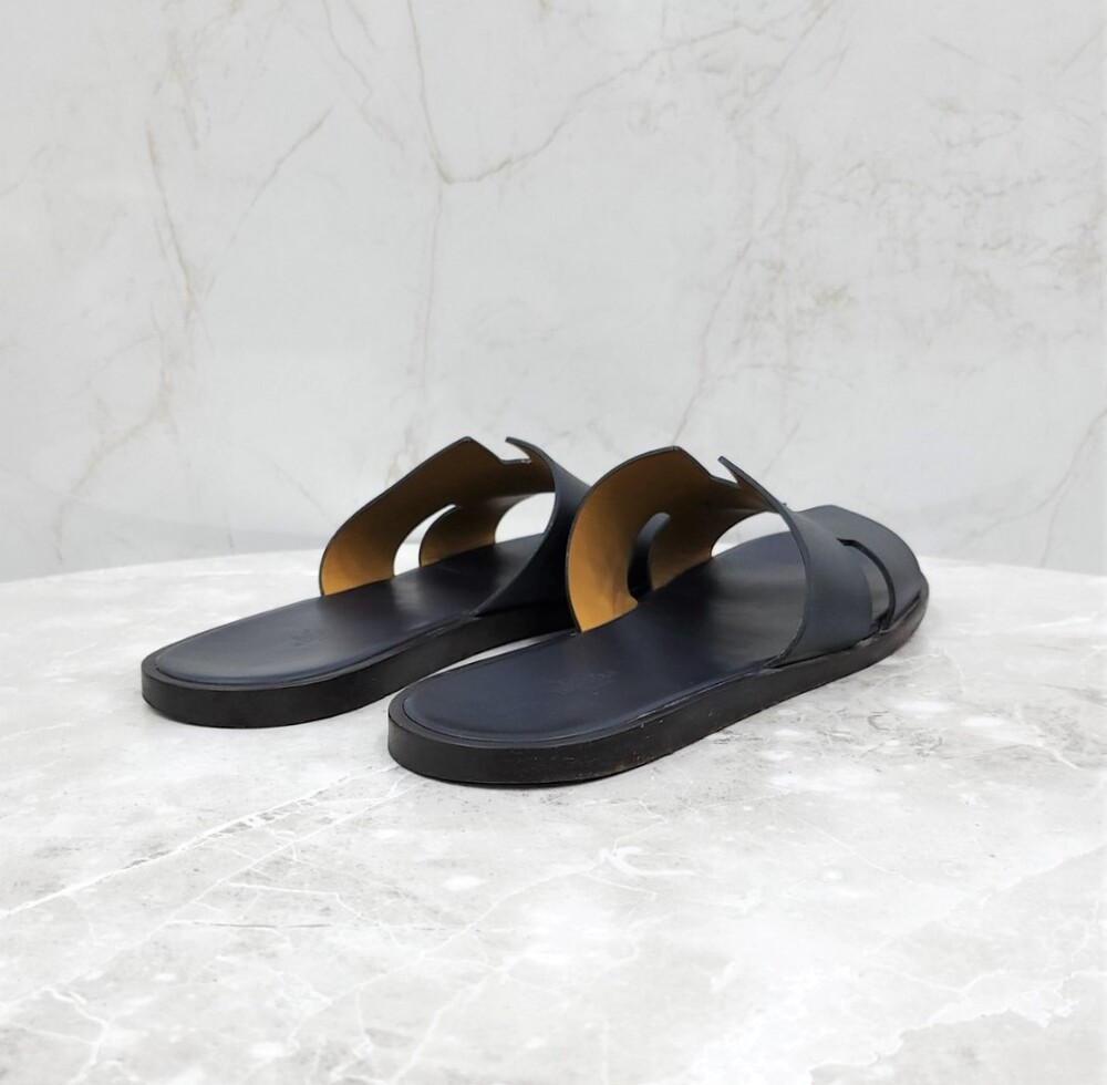 [럭스유] 44 / 에르메스 네이비 이즈미르 샌들 슬리퍼