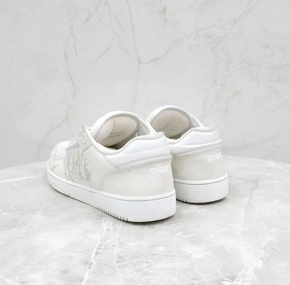 [럭스유] 44 / 디올 화이트 업타운 B27 로우탑 스니커즈 3SN272ZSB