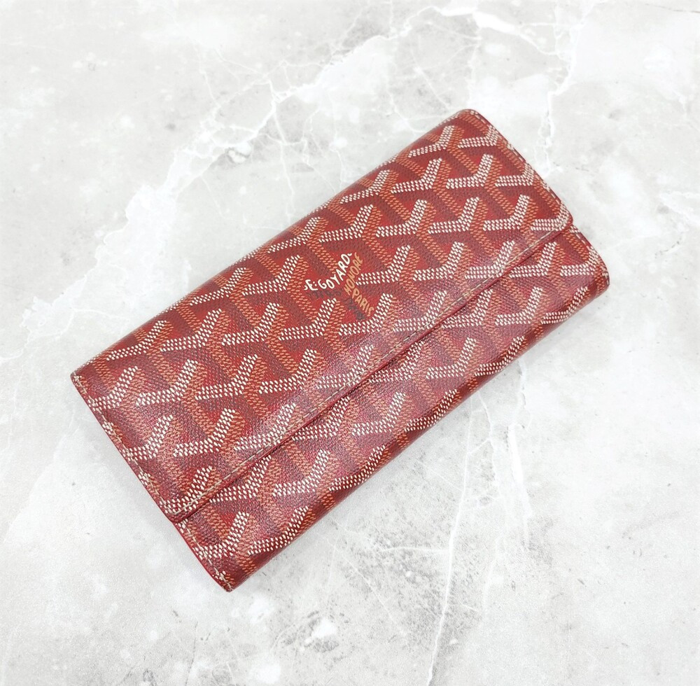 [럭스유] 고야드 스페셜 레드 바렌 장지갑
