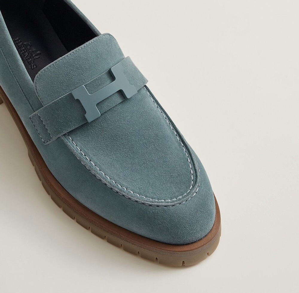 [럭스유] 36.5 / 에르메스 포부르 스웨이드 로퍼