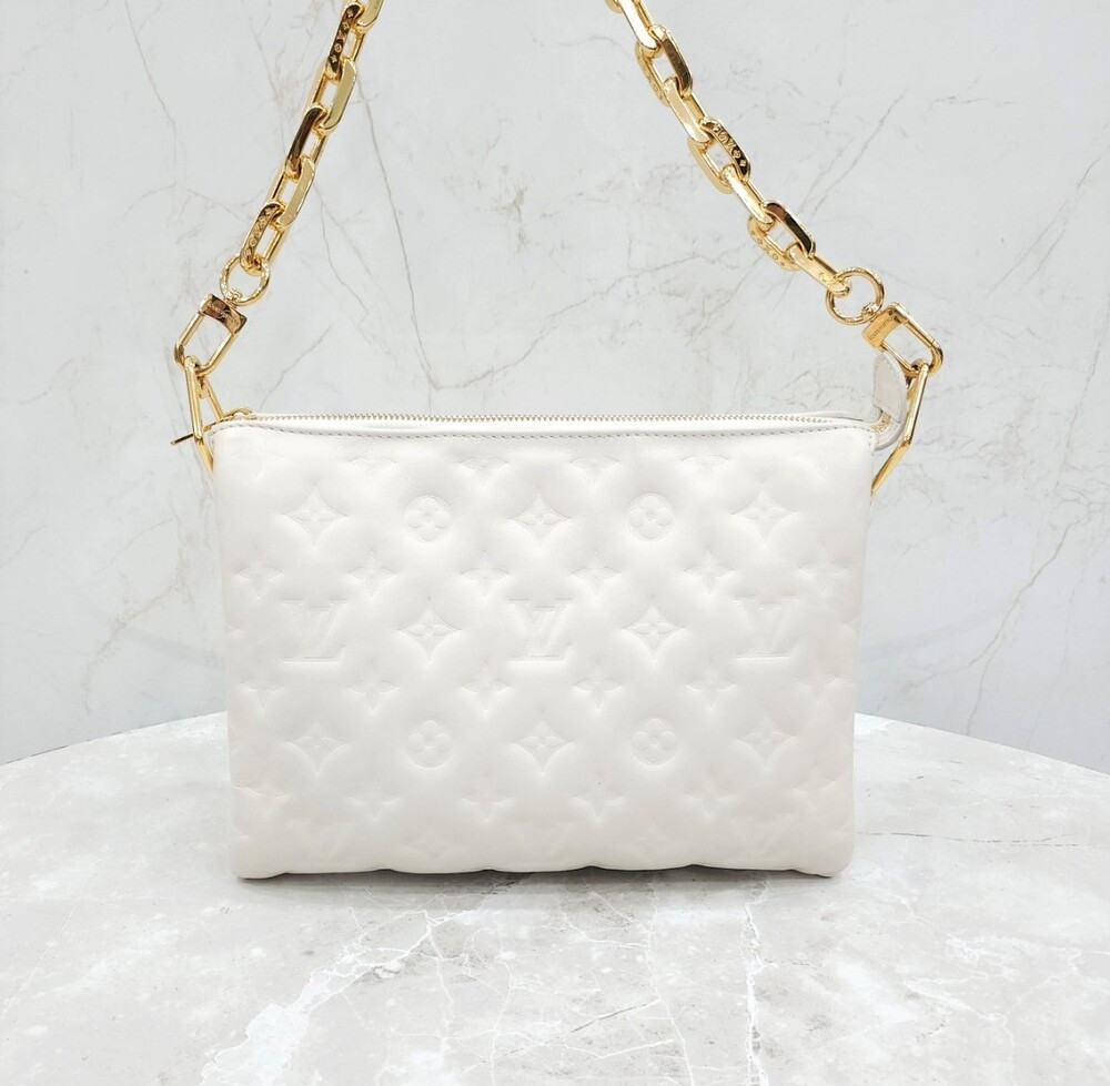 [럭스유] 루이비통 화이트 모노그램 쿠상 체인백 PM