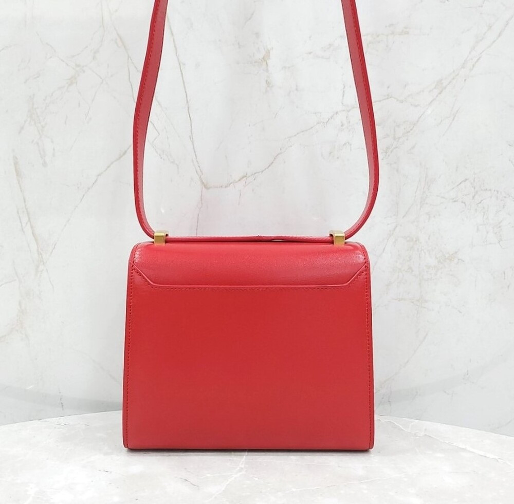 [럭스유] (새상품) 톰브라운 레드 스몰 박스 투웨이 레더 크로스백 FAP245A