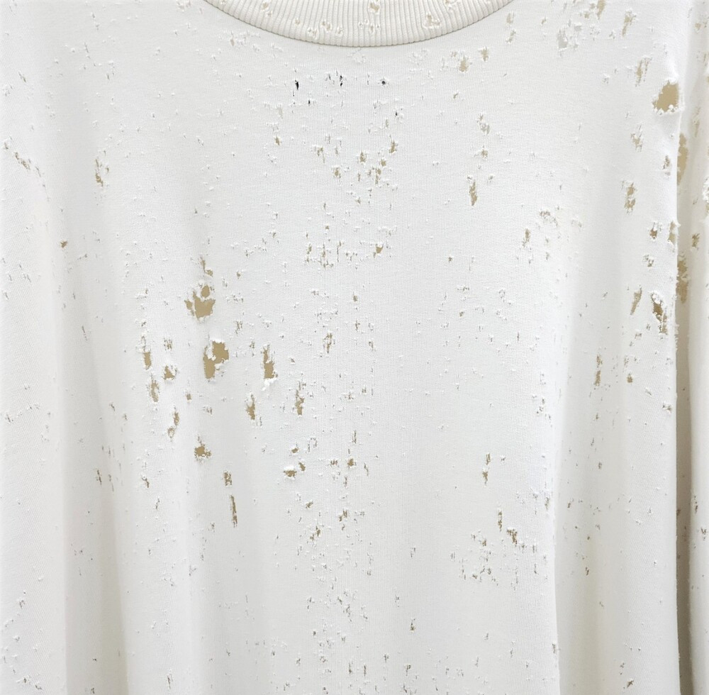 [럭스유] S / 메종마르지엘라 MM6 디스트레스 오버사이즈 스웨트 티셔츠