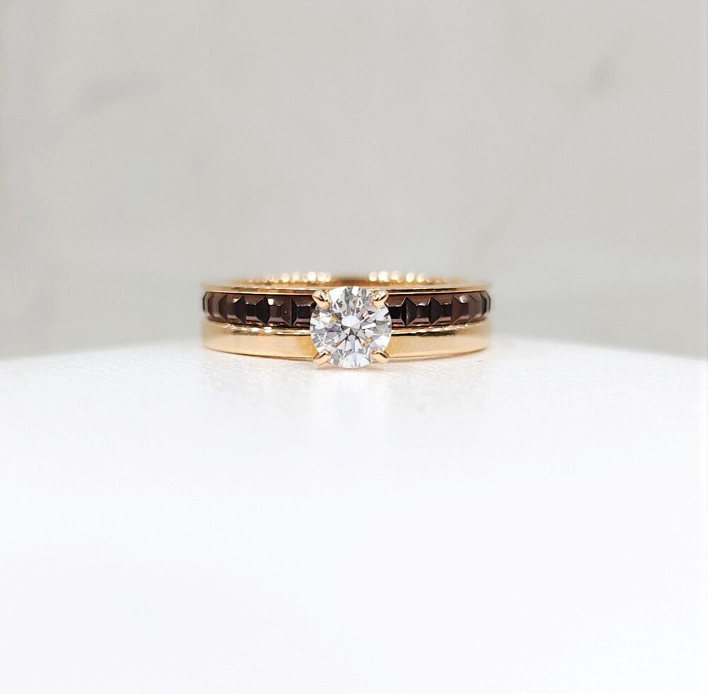 [럭스유] 부쉐론 다이아 콰트로 클래식 솔리테어 링 47호