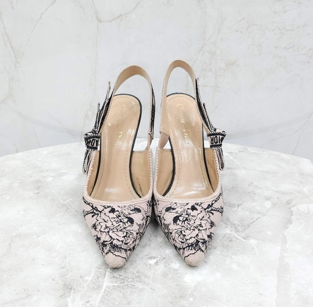 [럭스유] 37 / 디올 자디올 슬링백 펌프스 힐