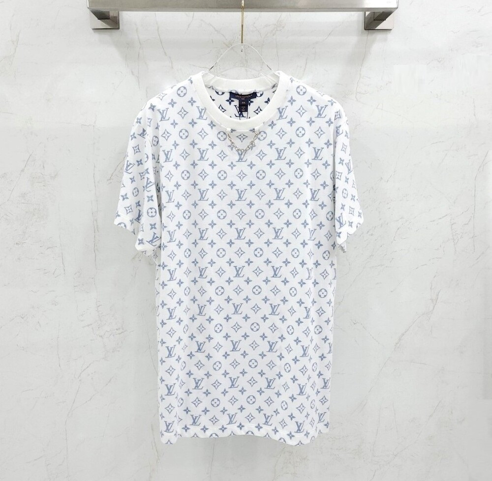 [럭스유] (새상품) 3L / 루이비통 LV 에스칼 프린티드 모노그램 티셔츠