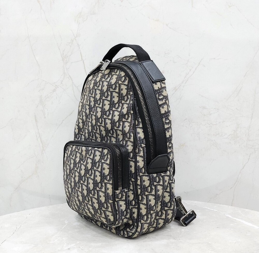 [럭스유] 디올 오블리크 자카드 라이더 슬링백 1ESGO013YKY