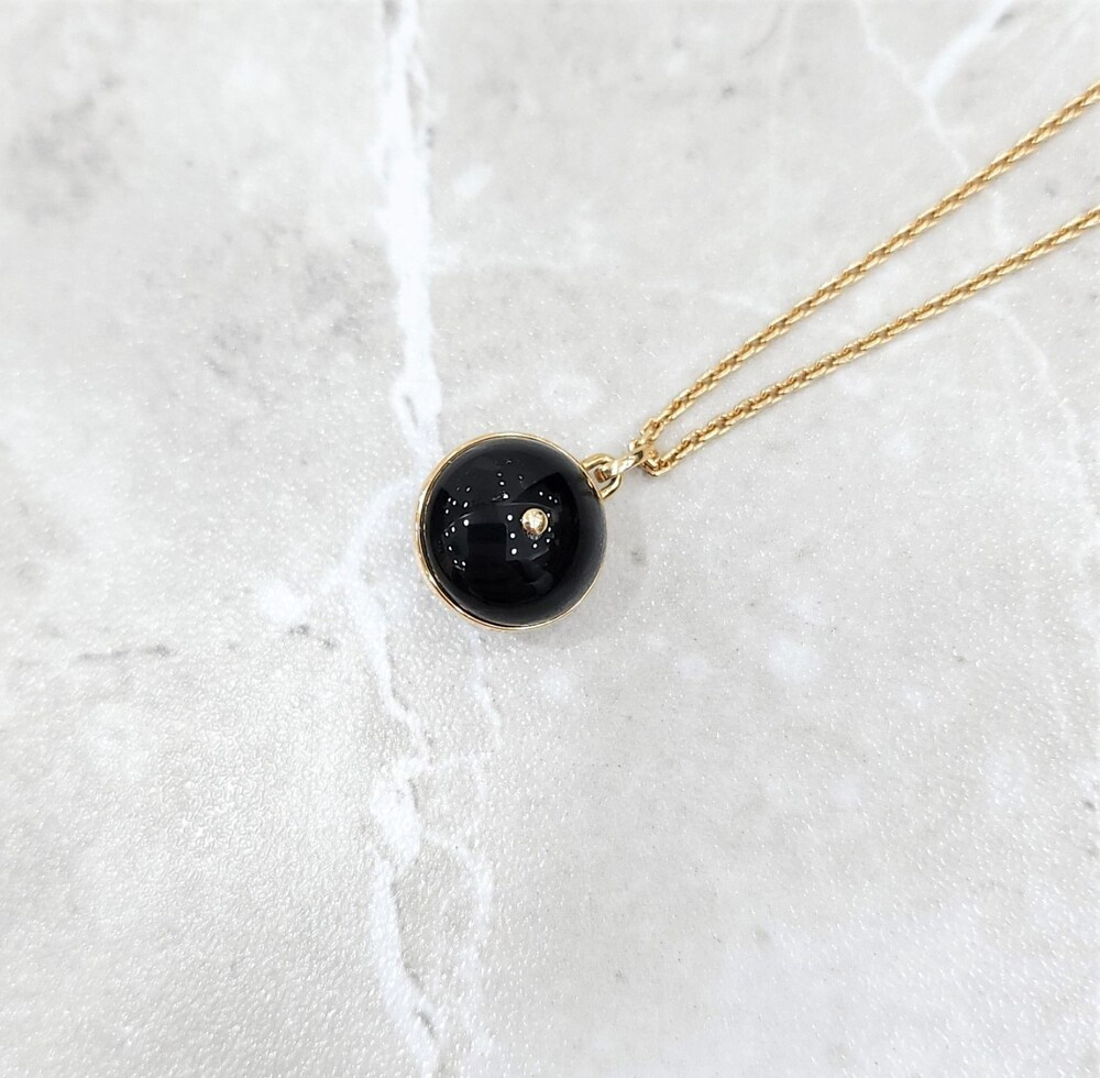 [럭스유] 루이비통 B 블라썸 펜던트 다이아 목걸이 Q93758