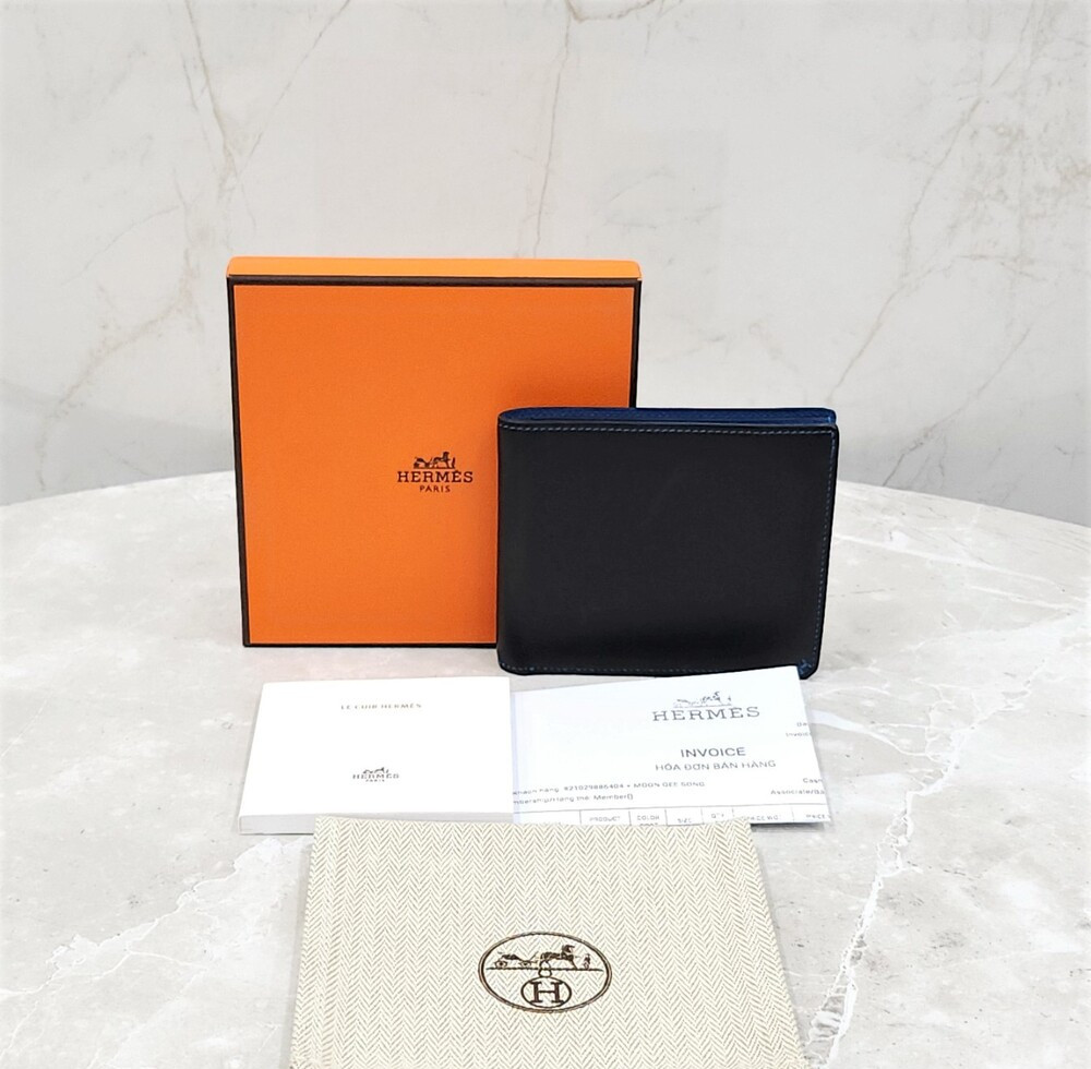 [럭스유] 에르메스 H 셀리에 컴팩트 반지갑 W각인