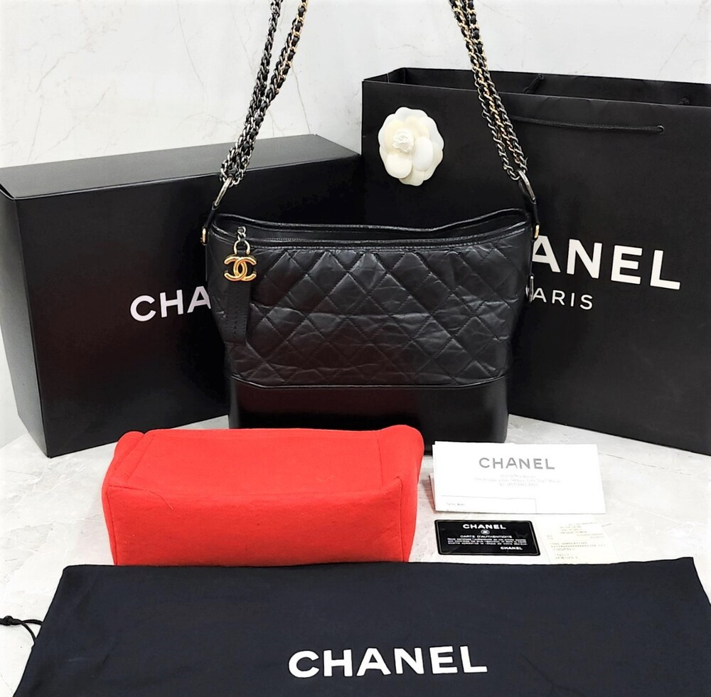 [럭스유] 샤넬 블랙 가브리엘 호보백 미듐 26번대