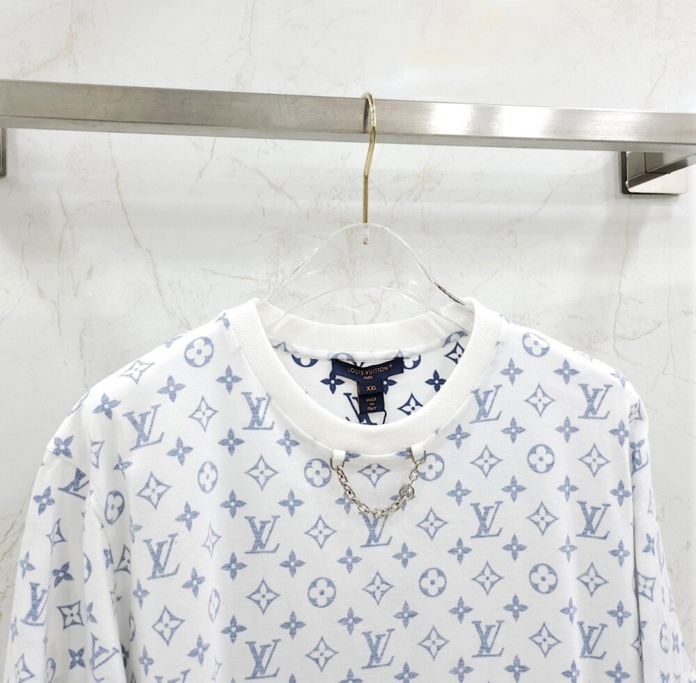 [럭스유] (새상품) 3L / 루이비통 LV 에스칼 프린티드 모노그램 티셔츠