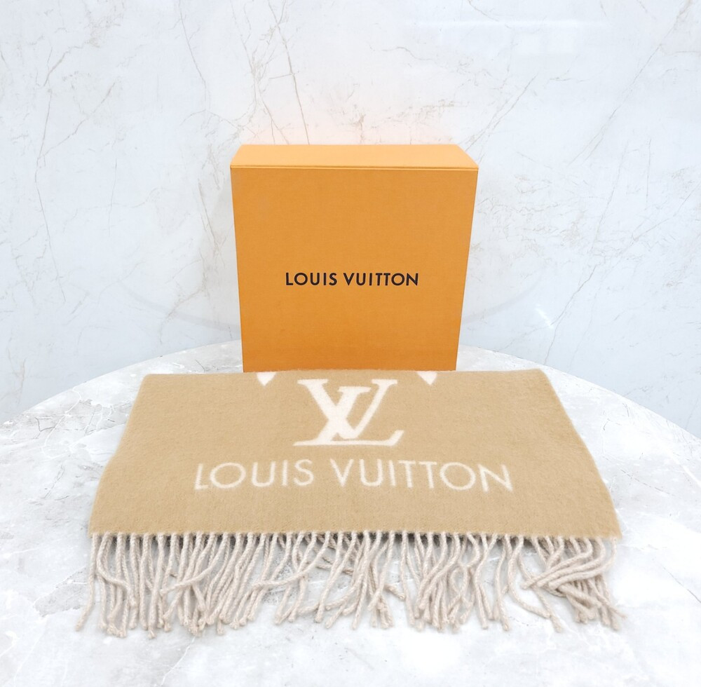 [럭스유] 루이비통 레이캬비크 모노그램 캐시미어 머플러 A73675