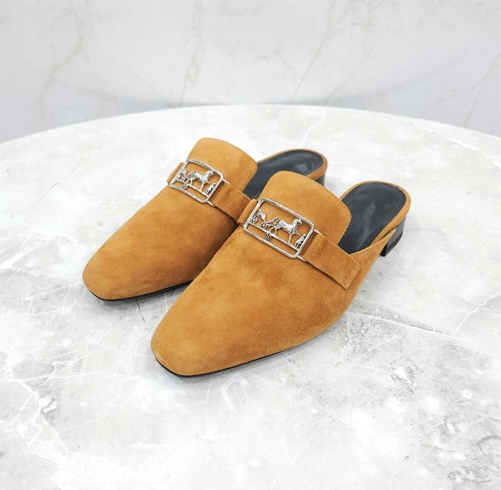 [럭스유] 35.5 / 에르메스 뱅센느 스웨이드 뮬