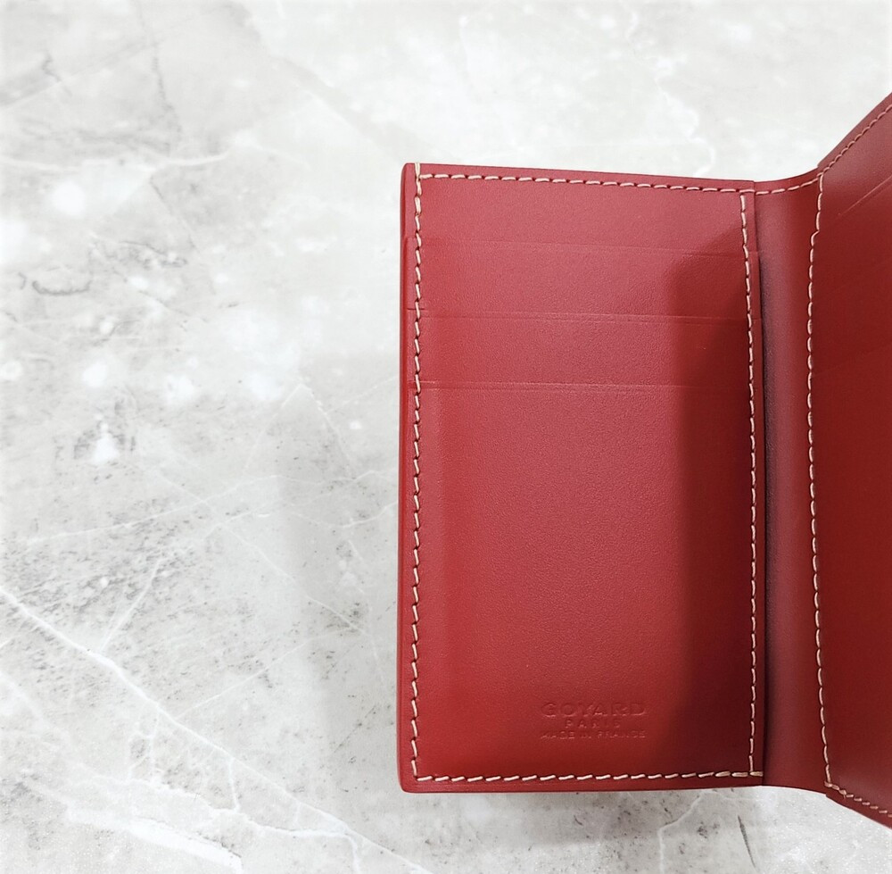 [럭스유] (새상품) 고야드 스페셜 레드 생피에르 카드홀더 하트 마카쥬