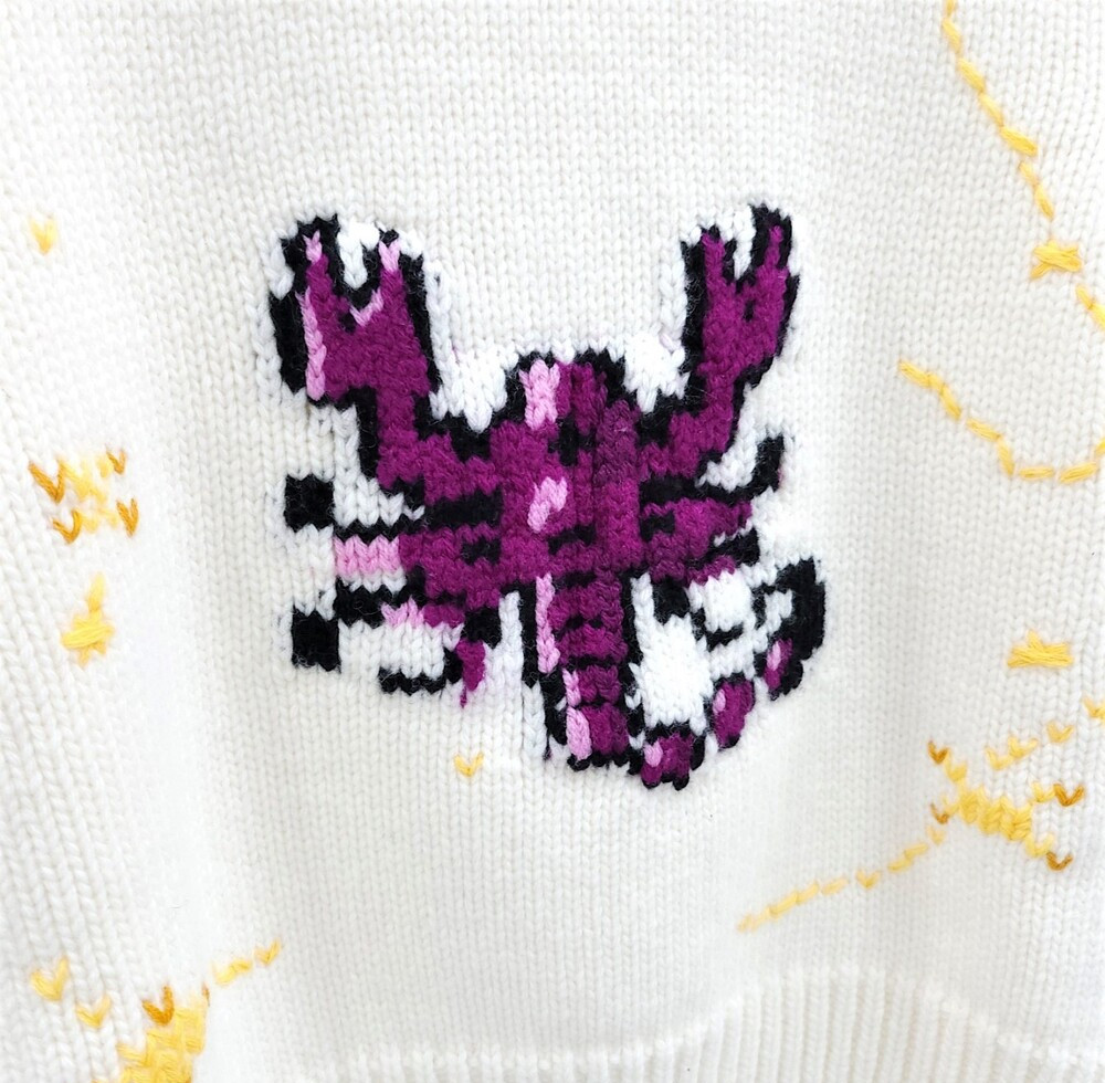 [럭스유] 40 / 디올 조디악 픽셀 스웨터 반팔