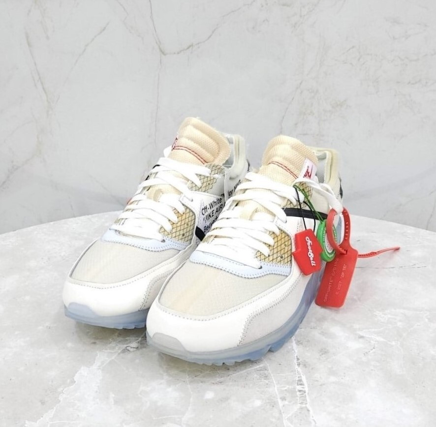 [럭스유] US8.5 / 나이키 X 오프화이트 에어맥스 90 OG 더 텐