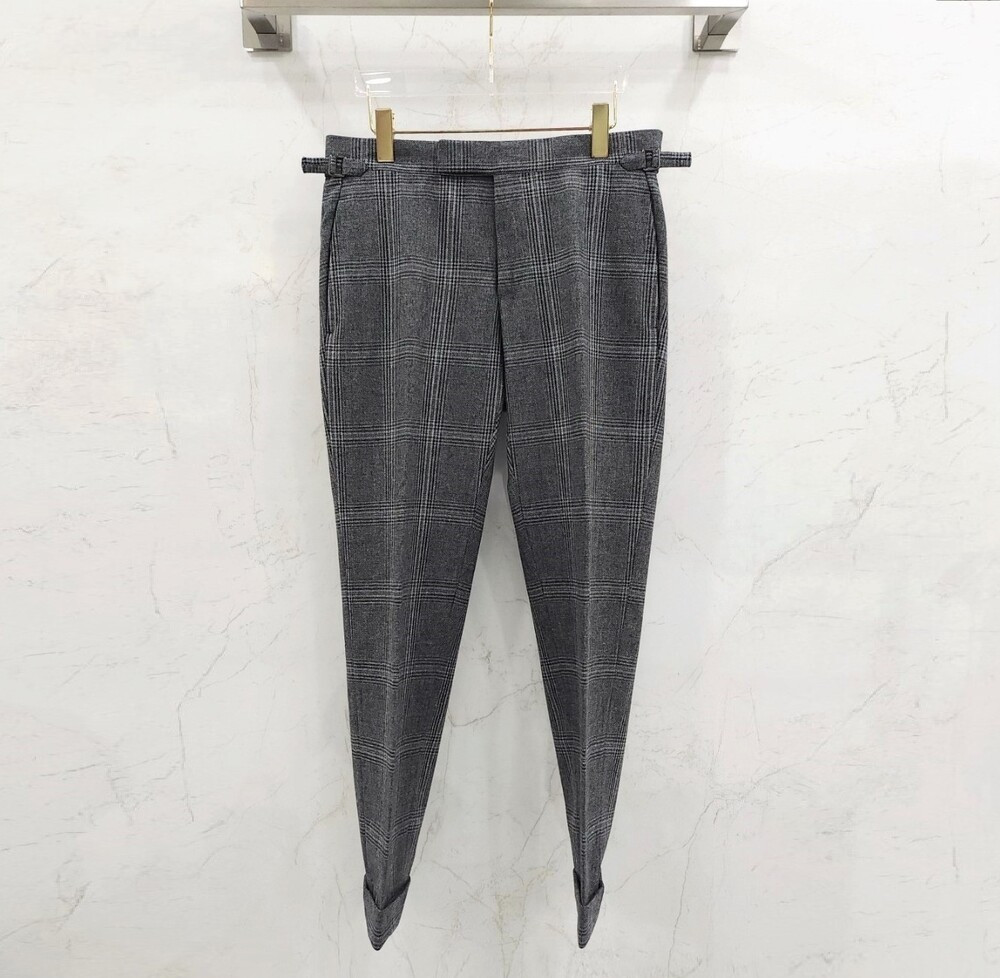 [럭스유] 46 / 톰포드 그레이 체크 수트 세트