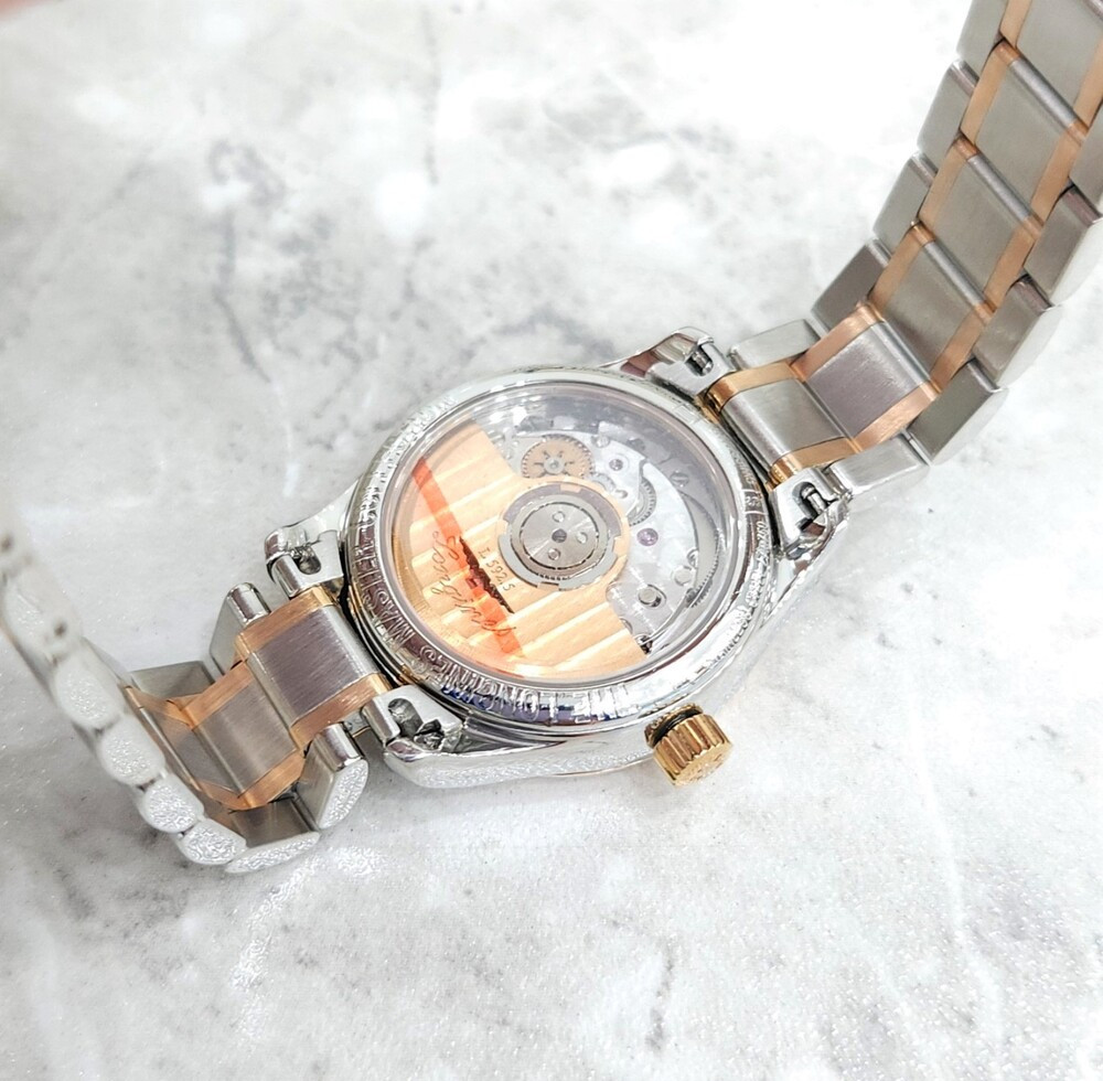 [럭스유] 론진 다이아 마스터컬렉션 오토매틱 시계 핑크골드 콤비 25.5mm