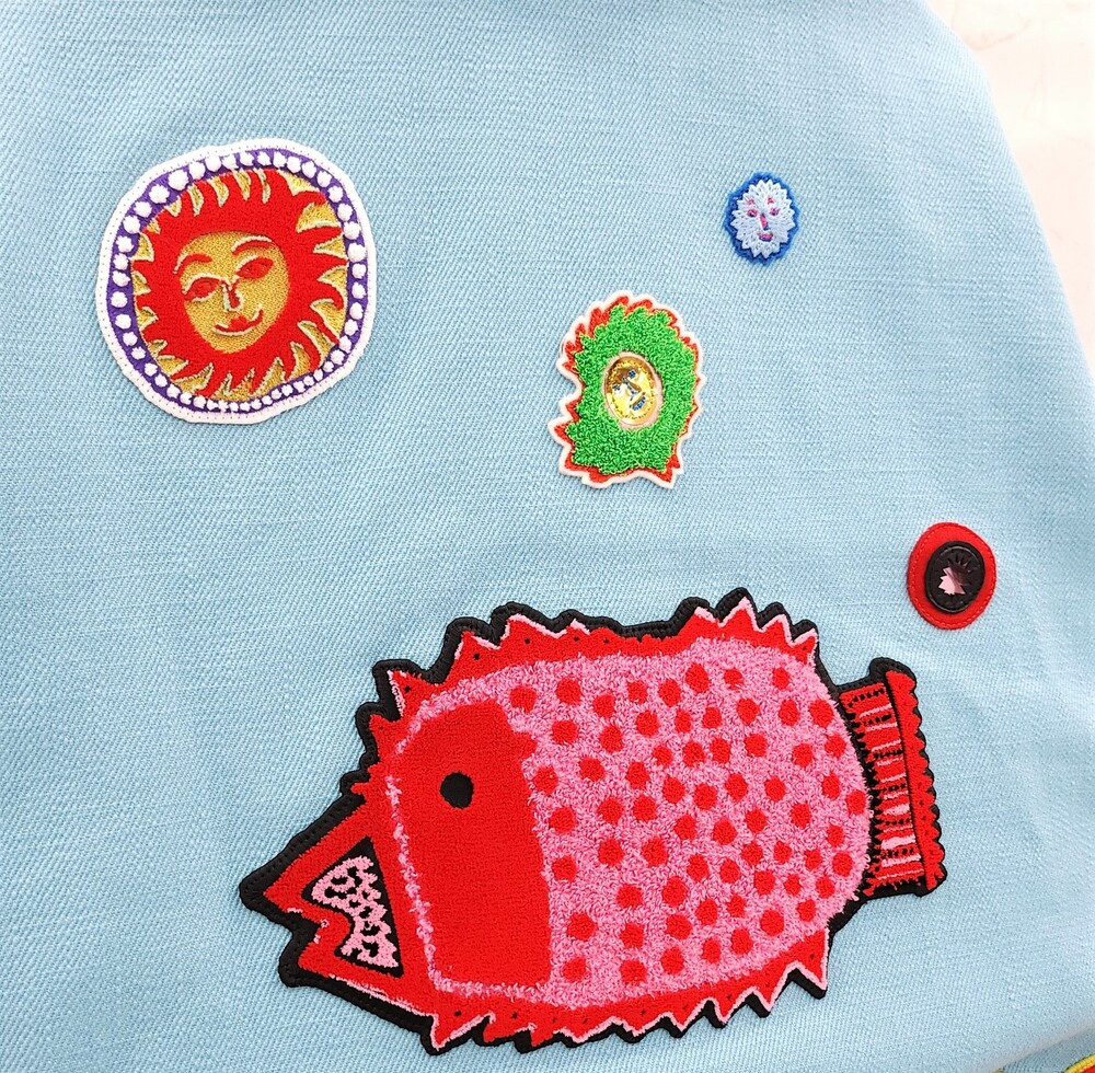 [럭스유] (새상품) 54 / 루이비통 X 쿠사마야요이 바시티 자켓 1AB8HC