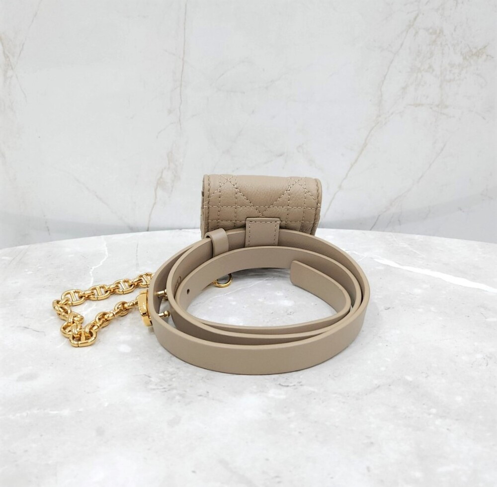 [럭스유] 디올 카로 파우치 포켓 벨트 70 헤이즐넛 B0306UBDH