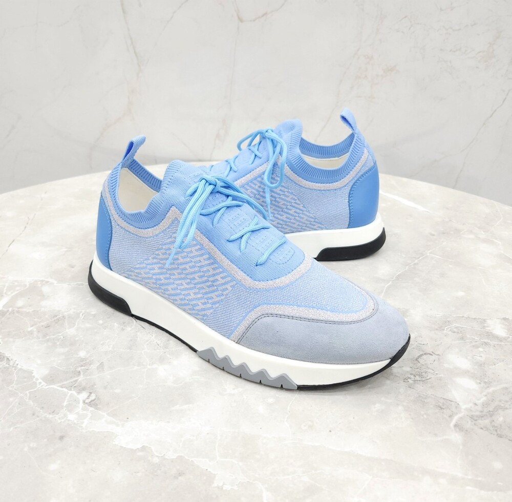 [럭스유] (새상품) 38.5 / 에르메스 스카이블루 어딕트 스니커즈