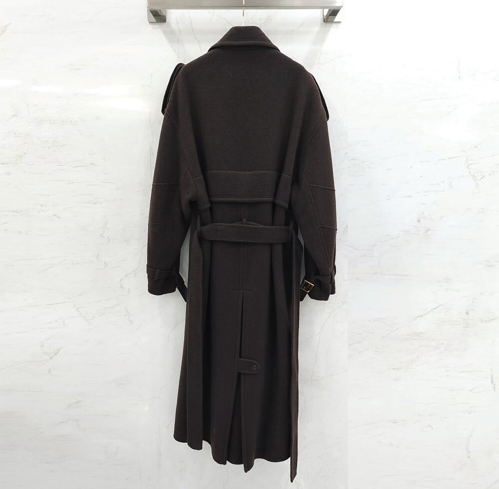 [럭스유] 48 / 펜디 견장 벨티드 캐시미어 코트